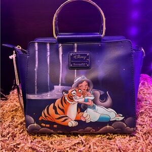 Loungefly Princess Jasmine + Castle Crossbody Bag